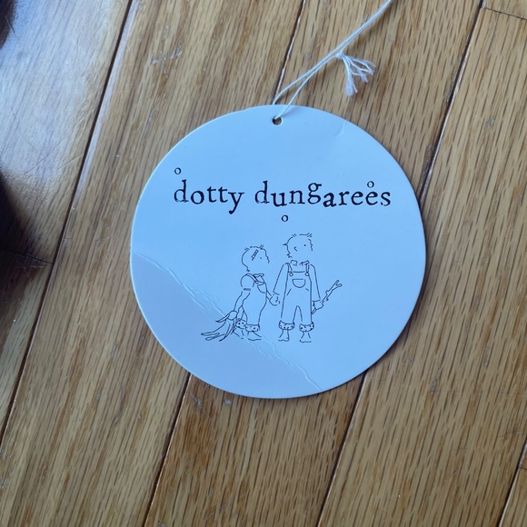 🌟 Brand New Dotty Dungarees Overalls – 12–18M – NWT Baby Girl/Boy 🌟 - Picture 3 of 7